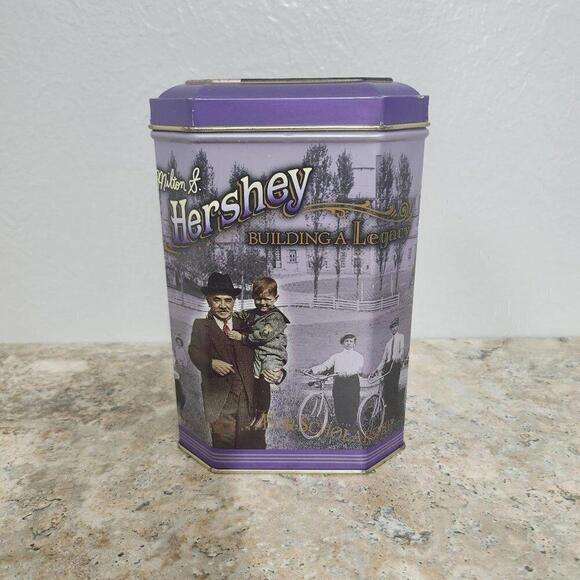 3/$25 Hershey’s Building a Legacy Tin Canister Series #3 - Vintage Collectible - Picture 1 of 8